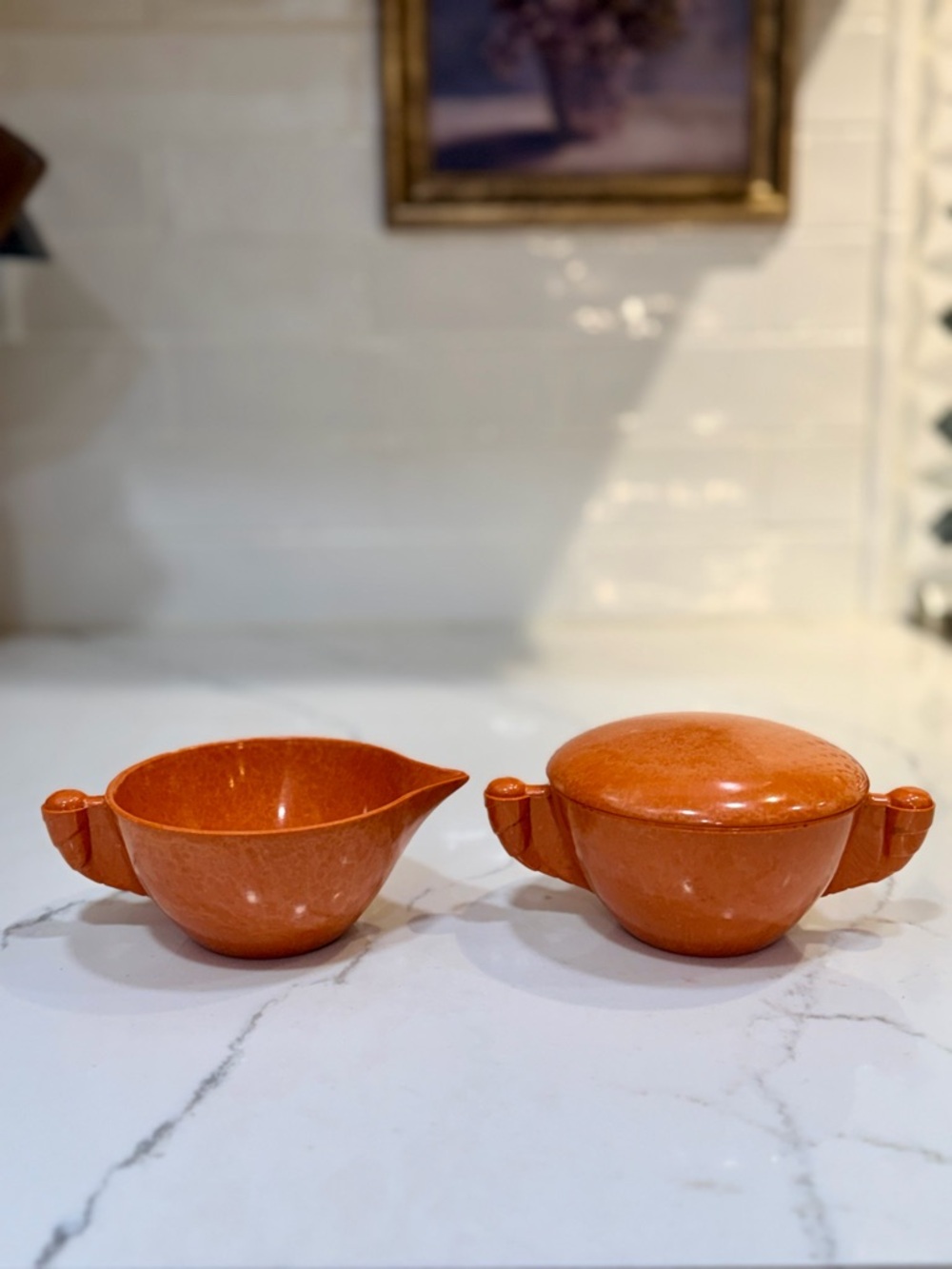 Vintage branchell sugar and creamer set